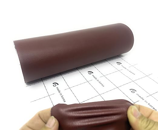 Leather Repair Tape – 4 X 48 inches Self Adhesive Waterproof Flexible Repair Patch Kit for Sofa Seating Couch Car Seat Drivers Seat Furniture Chair Leather Goods Burgundy