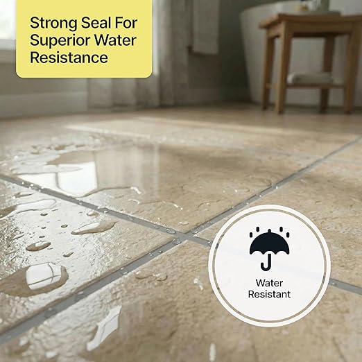 Hemway Grey Grout Reviver Kit | Ready Mixed Grout Repair 400g / 210ml with 4 Piece Profiling Tool Kit | Wall & Floor Tile Adhesive, Kitchen Bathroom Shower, Fast Drying