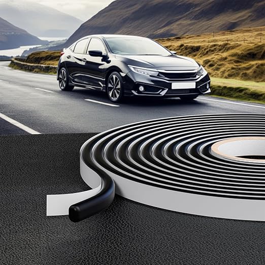 Butyl Sealant Tape 1PCS Butyl Rubber Tape for Installing Car Part, Windows, Doors and Windshield, Black, Waterproof