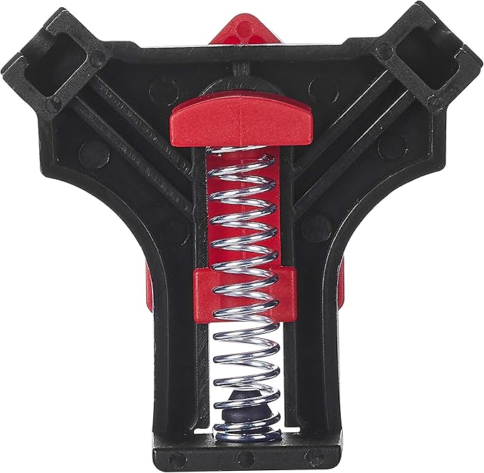 90 Degree Angle Clamps, Woodworking Corner Clip, Right Angle Clip Fixer, Set of 4 Clamp Tool with Adjustable Hand Tools (red4)