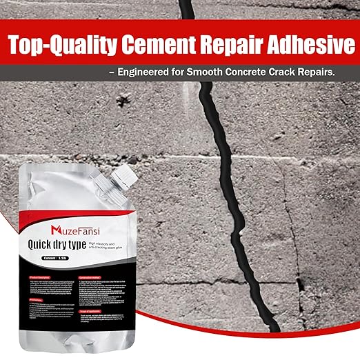 Asphalt Crack Filler, Crack Repair Sealant, Driveway Crack Sealer for Asphalt & Blacktop, Fast-Drying, Weather-Resistant, Easy to Apply Pavement Repair Sealant(4 Pcs,4.4LB)