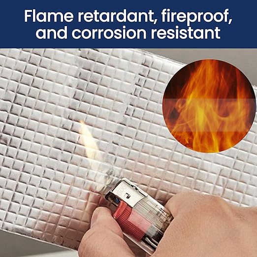 Adhes Butyl Sealing Tape 4 inch x 33feet x 8Rolls, Waterproof Rubber Adhesive Repair Tape for Roof, Window, RV, Pipe, Gutter & Leak Fixing – Weatherproof & UV Resistant