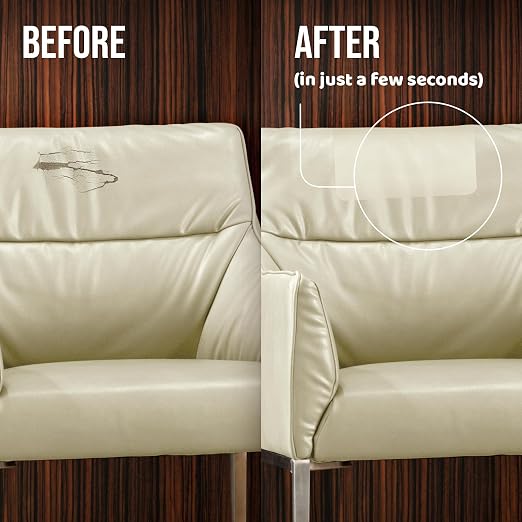 MastaPlasta Original Self-Adhesive Leather Patches for Furniture Repair - Limited Edition Bronze 11" x 8" (28 x 20 cm). Patch for Leather Chair, Leather Patch for Car Seat Repair
