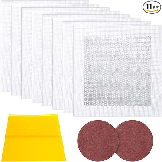 Bates- Drywall Repair Kit, 11 pcs, 6 Inch, Dry Wall Patch Kits, Wall Repair Patch Kit, Wall Patch Repair Kit, Drywall Hole Patch, Drywall Patch Kit, Wall Hole Repair Kit, Drywall Patch Hole