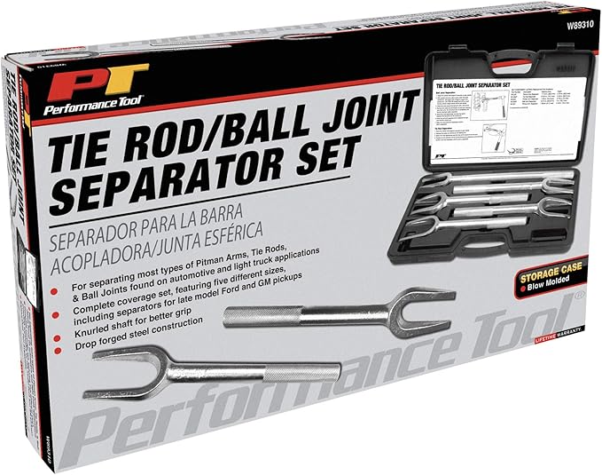 Performance Tool W89310 Tie Rod / Ball Joint Separator Set, 5-Piece