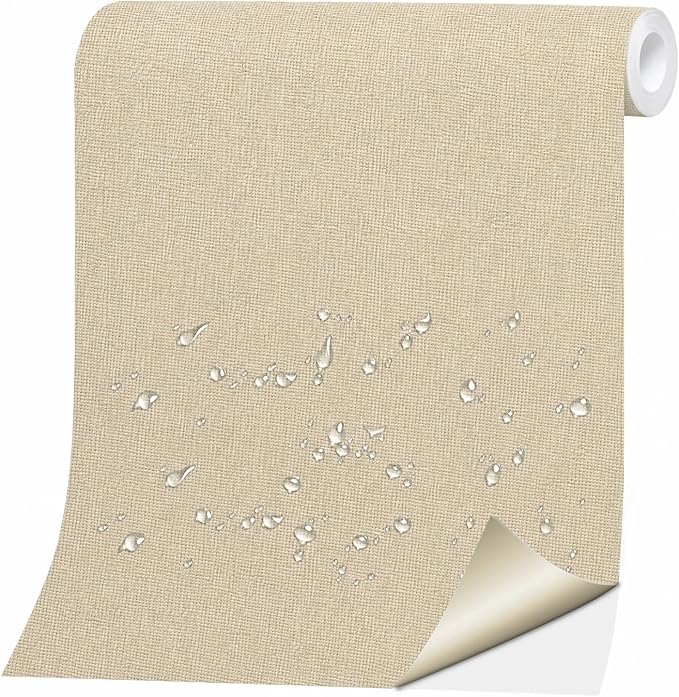 Canvas Repair Tape, Heavy Duty Waterproof Self-Adhesive Fabric Repair Patch for Tent, Sofa, Boat Covers, Chairs, Awning & Camping Outdoor Gear, 12"x59", Beige
