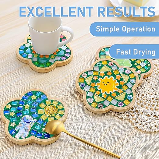 Mosaic Crystal Grout, Mosaics Tile Tools, Mosaic Tile Accessories – Essential for Handmade Grouting and Perfect for DIY Craft Projects (Green, 4.5oz)
