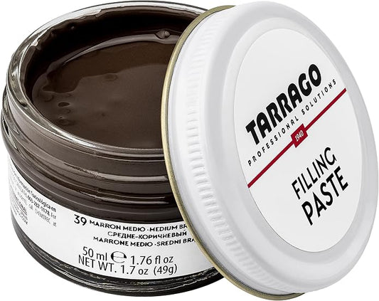 Tarrago Filling Paste - 50ml Leather Filler Repair Compound - Leather Restoration Crack, Burns, Tears, Holes Filler