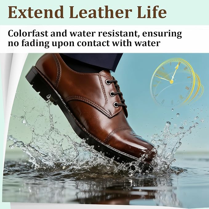 White Leather Recoloring Balm, Leather Repair Kit for Furniture,Leather Dye Couch Paint and Repair,Leather Scratch Remover,Leather Color Restorer for Couches Car Seats Purses Shoes