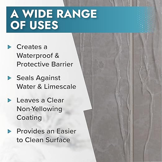 Polar Tile & Grout Sealer Clear Aerosol Spray - 1 x 13.5 Fl Oz | Instantly Waterproofs and Protects Floor Tile Grout | Ideal for Bathroom, Shower & Kitchen | Interior & Exterior Tile Sealer