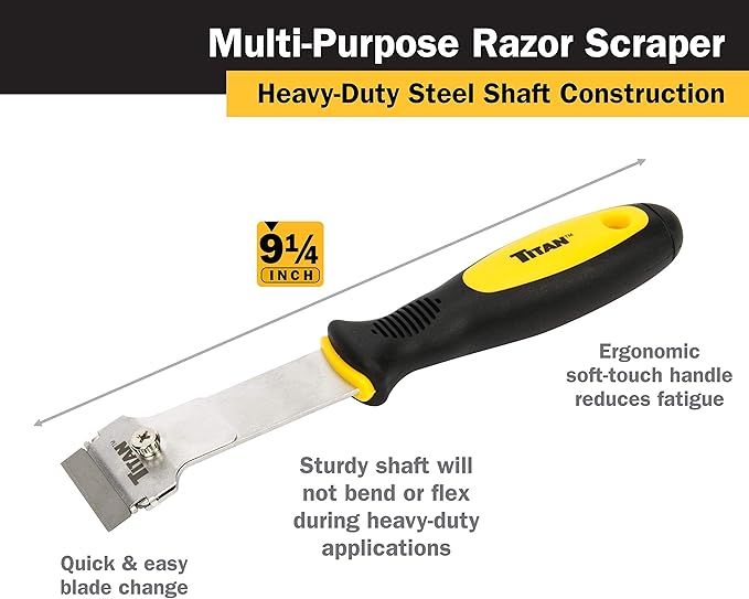 Titan 17008 Multi-Purpose Razor Scraper Set