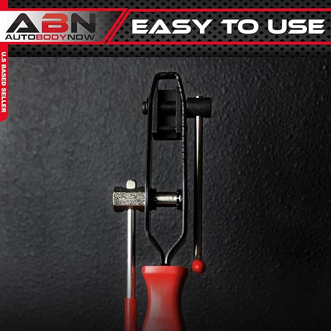 ABN CV Joint Ear Clamp Banding Tool & Boot Crimp Pliers 2-Piece Kit 10mm Fuel, Cooling System, Vacuum Hose Clamping Set