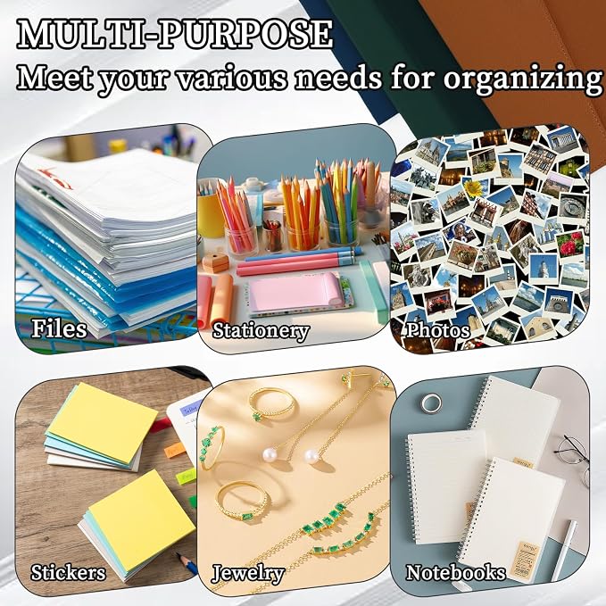 MultiBey PU Leather A4 Document Holder File Organizer with Snap Closure, Waterproof/Water‑Resistant A4 & Letter Size Envelope Folder 13 x 9.5 in - Holds up to 100 Sheets (Brown)