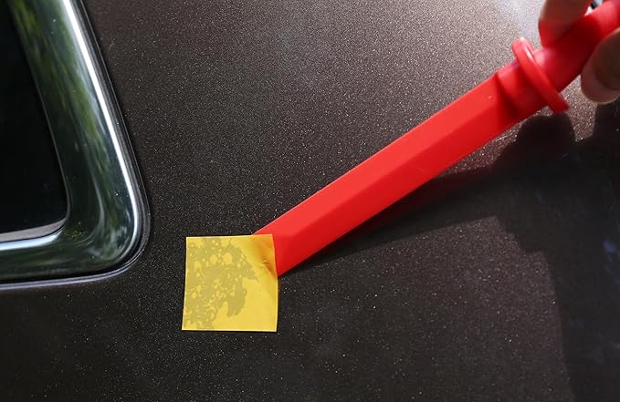 Plastic Razor Blade Scraper - 4-Piece Plastic Scraper Chisel Set, 3/4" to 1-1/2" Widths, Chemical Resistant No-Marring Tool for Adhesives and Paint Removal