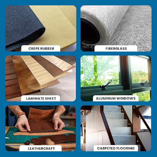 S-18 All-Purpose Adhesive, 1 Gallon - Multi-Purpose, Rubber, Metal, Leather, Felt, Wood, Neoprene, Glass, Flexible, Waterproof, Long Lasting - RH Adhesives