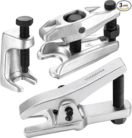 TOMMARS 3Pcs Ball Joint Separator, Tie Rod End Tool Pitman Arm Puller for Front End Service, Ball Joint and Tie Rod Removal Tool Set