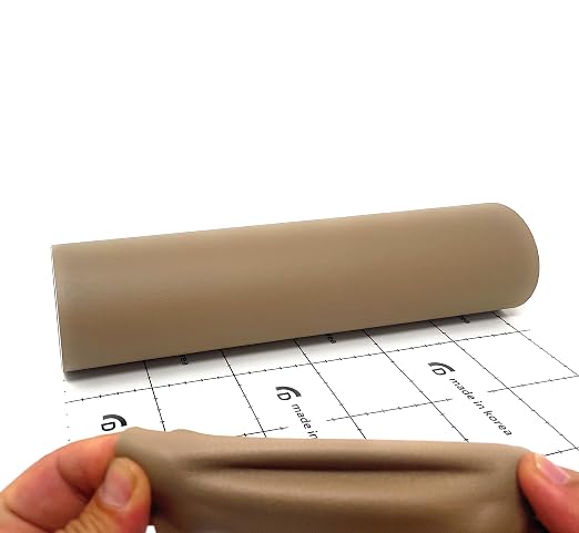 Leather Repair Tape – 12 X 48 inches Self Adhesive Waterproof Flexible Repair Patch Kit for Sofa Seating Couch Car Seat Drivers Seat Furniture Chair Leather Goods Tan