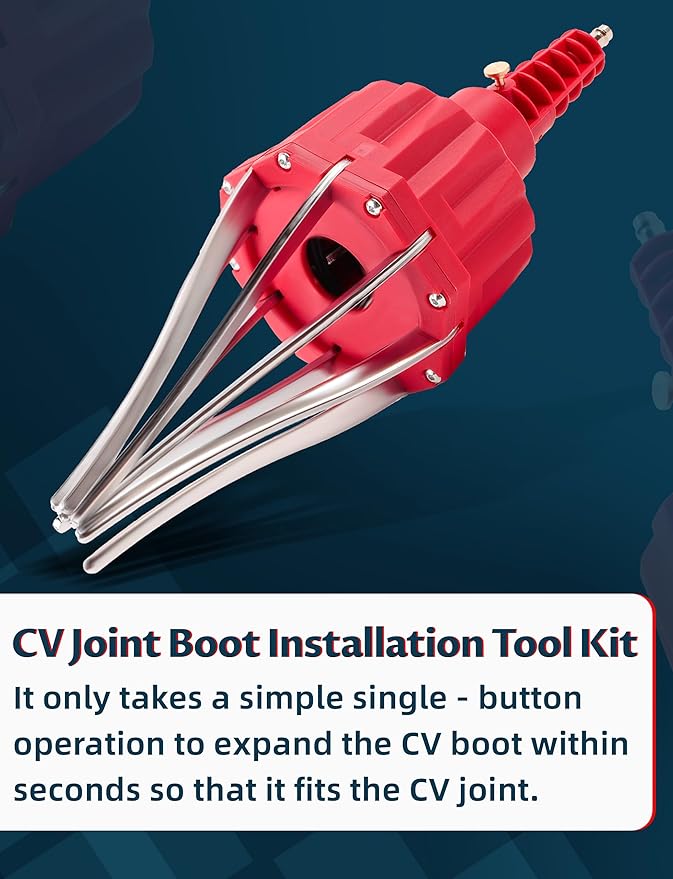Universal CV Boot Clamp Kit with Expander Tool – CV Axle & Tie Rod Boot Clamps, Compatible with Most Cars, Trucks & ATVs (CV004-3)