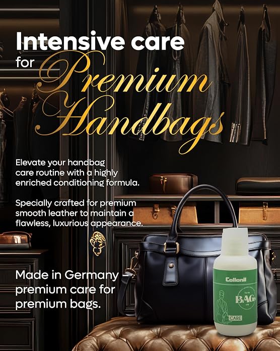 Collonil For MyBAGs Only Intensive Care 3.38 fl oz – Premium Leather Care for Handbags & Accessories – Exotic Leather Conditioner & Moisturizer – Nourishing Regeneration – Made in Germany