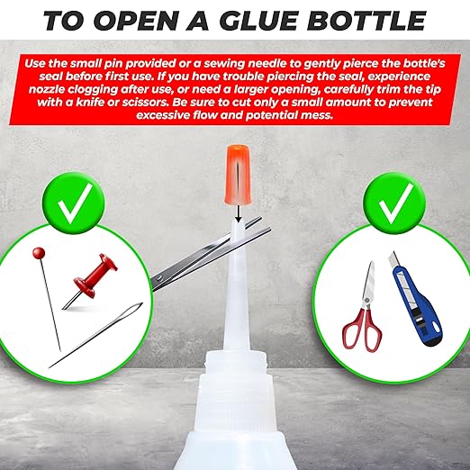 1 Pk X 1.76 Oz. (50g) CA Glue - Thin Cyanoacrylate Based Super Glue for Woodworking - Model Car Adhesive, Strong Bonds in Model Airplane, Wood Projects. Fast Drying, Instant Wood Bond