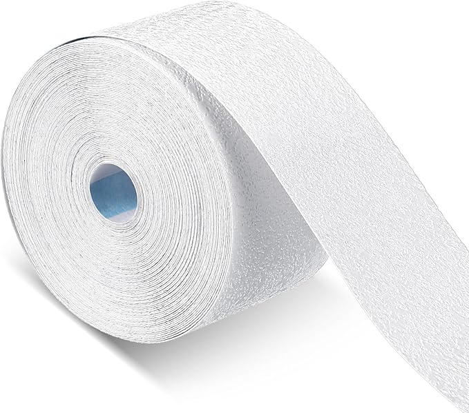 Self Adhesive Crack Drywall Joint Repairs Tape 1.5'' x 32' Textured Roll Joint Tape Paintable for Walls Diatom Mud Finish Texture Tapes for Drywall Repair