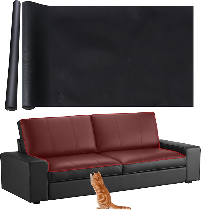 Meneng Self-Adhesive Leather Repair Patch: 54"x108" Extra Large Vinyl Fix for Sectional Sofas, Couches, Beds & Tables | Furniture, Marine, DIY Restoration Kit