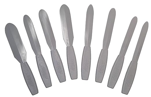 Albion Engineering 1058-G01 C.A.T. Spatula Set, Plastic, Pack of 8