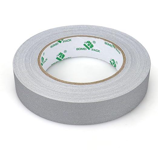 BOMEI PACK Grey Gaffer Tape, Matte Non-Reflective, 1inch x 30yds No Residue Hand Tear Self-Adhesive Gaffer Tape for Labeling, Cable, Stage, Photo Studio, Painters and Duct Repair, 1 Pack