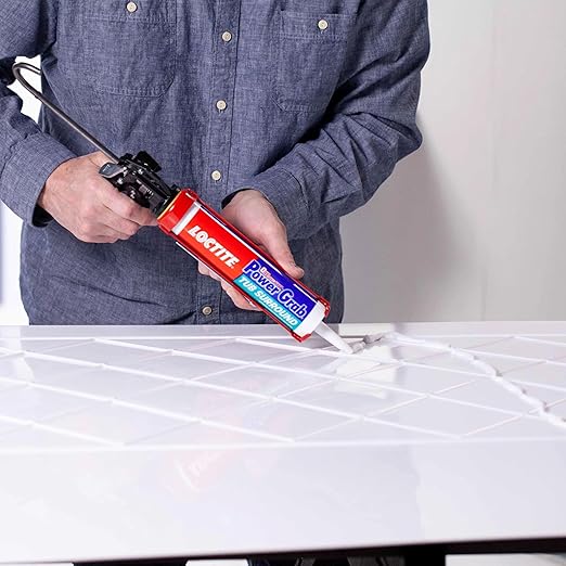 Loctite Power Grab Tub Surround Construction Adhesive, 9 fl oz Cartridge, 1 Pack