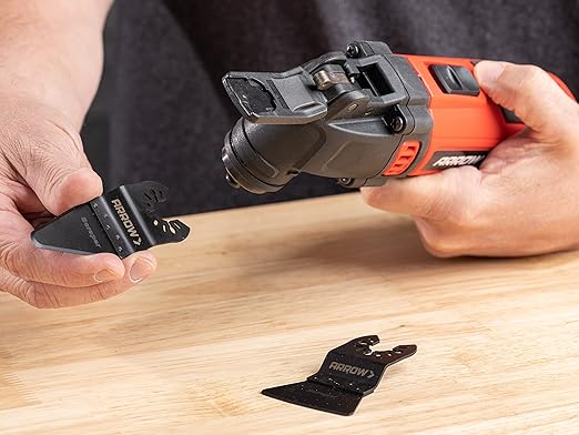 Arrow OSCSCPK-2A General Purpose Scraping Blade Kit for Oscillating Multitools, Includes 2 Scrapers for Removal of Paint, Caulk, Adhesives, and Sealants