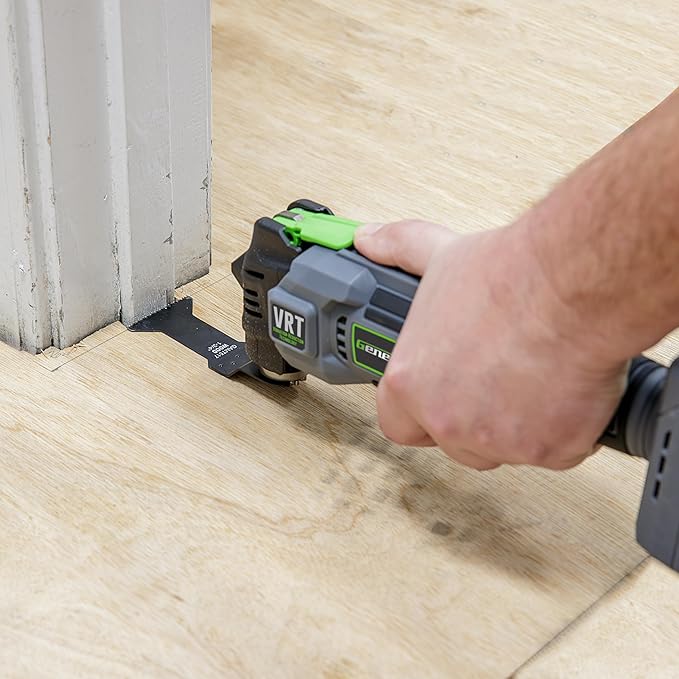 Genesis G20MAX 20V Brushless Oscillating Multi-Tool, Vibration-Reduction Technology (VRT), with Battery, Charger and Accessories (GLMT20BH)