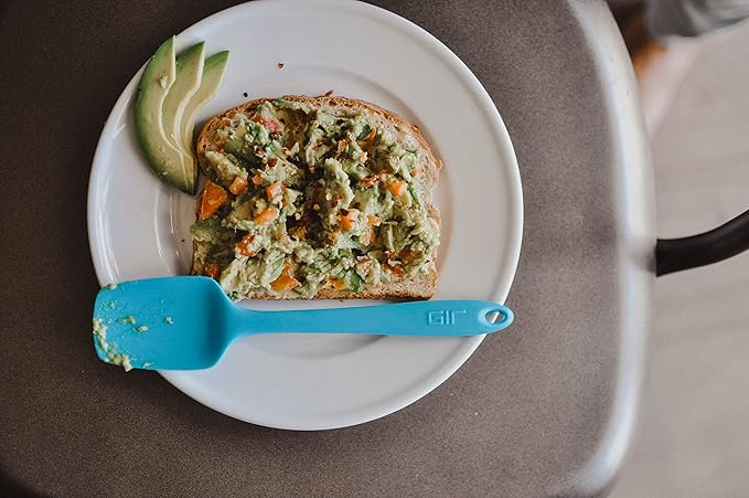 GIR: Get It Right Silicone Spoonula - Non-Stick Heat Resistant Silicone Scraper Spatula for Mixing, Serving, Scraping, Stirring, and More - 11 Inch, Studio White
