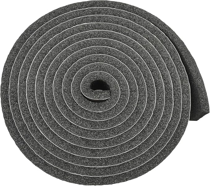 DOBTIM Pipe Insulation Foam Wrap Tape, Self Adhesive with High Resilience for Pipe Insulation Wrap 13 Ft Long x 2 Inch Wide x 3/8 Inch Thick