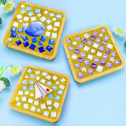 Mosaic Crystal Grout, Mosaics Tile Tools, Mosaic Tile Accessories – Essential for Handmade Grouting and Perfect for DIY Craft Projects (Yellow, 4.5oz)