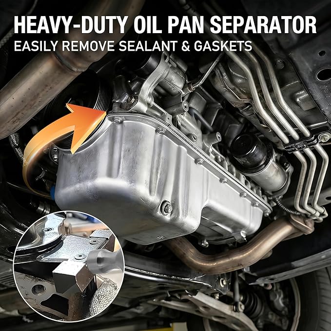Car Transmissions Engine Oil Pan Separator Tool Gasket Remover Scraper Tool, RTV Sealant Removal Tool, Gasket Remover Scraper Gasket Separation Sealant Removal Fit for Most Vehicles