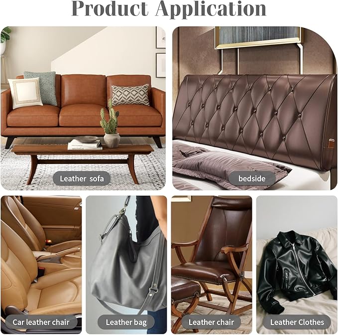 CHEIGHY Leather Repair Patch for Couches Self-Adhesive Leather Repair Tape kit for Furniture Sofa Vinyl Car Seats Couch Chairs Shoes Down Jackets (Grey, 3.9X79 inch)