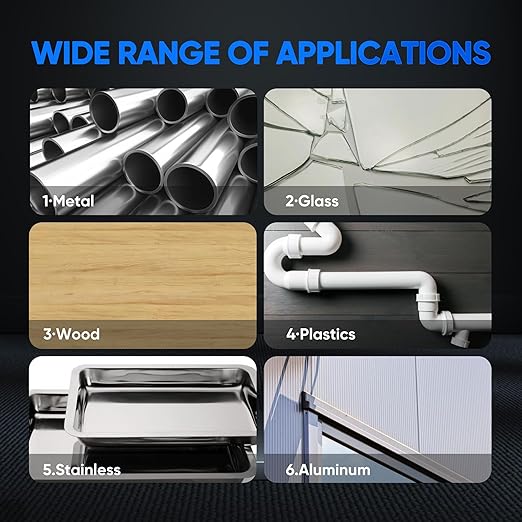 Metal Glue,Heavy Duty Waterproof Epoxy Welding Adhesive,30min Set, 24h Cure | liquid metal glue suitable for steel,plastic,aluminum,wood,cement,high-strength,plumb,boat hatches, and farm equipment repair