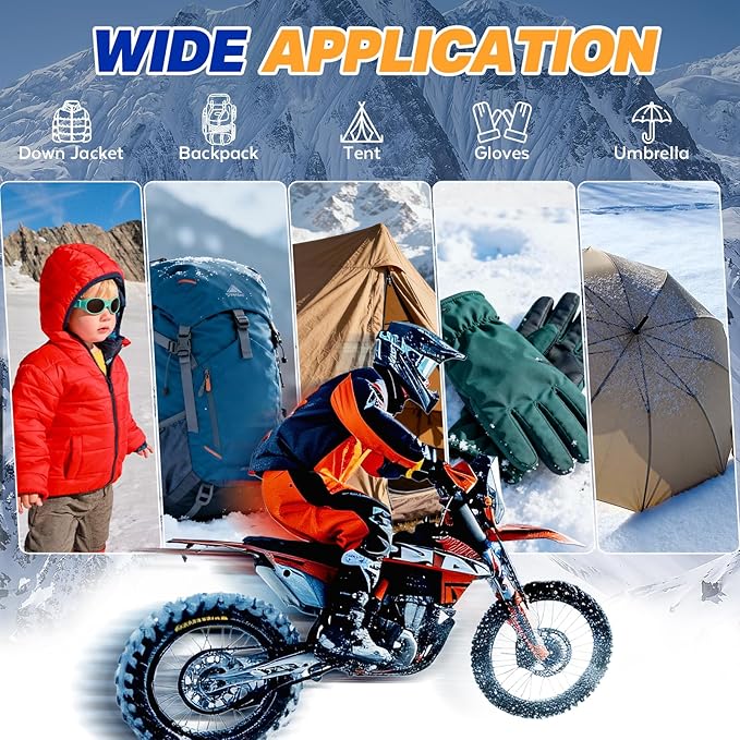 35Pcs Down Jacket Repair Patch Kit Pre-Cut Nylon Patches for Clothes Self-Adhesive Fabric Tape Waterproof Lightweight Outdoor Gear Tenacious Repair Tape for Puffer Jacket Coat Tent Backpack(Ivory)