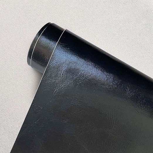 Large Leather Repair Patch for Couches 100 x 138 cm Leather Repair Tape Self,Repair Patch Self Adhesive Waterproof for Couches, Furniture, Kitchen Cabinets, Car Seats Black 4