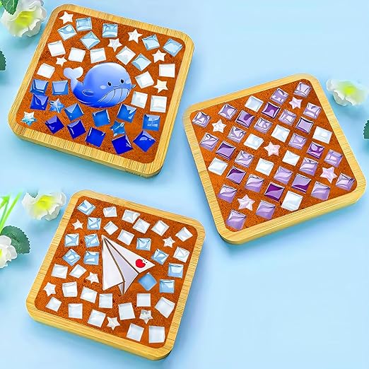 Mosaic Crystal Grout, Mosaics Tile Tools, Mosaic Tile Accessories – Essential for Handmade Grouting and Perfect for DIY Craft Projects (Orange Red, 8.8oz)