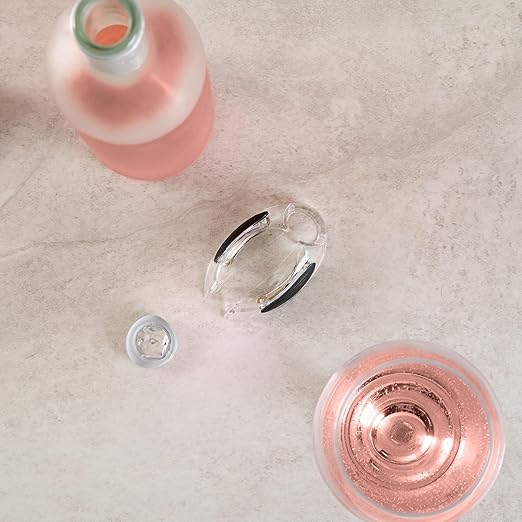 Restaurantware Wine Bottle Foil Cutter 1 Piece 1.9 x 0.7 Inches Ergonomic Wine Foil Remover Portable Opener Tool Durable Plastic Clear Razor-Sharp Accessory for Easy Removal