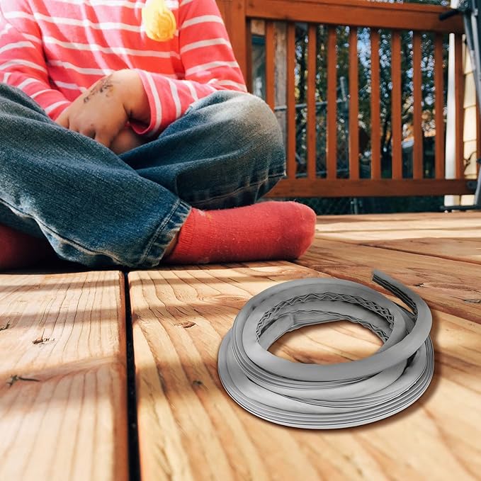 Kingdder Concrete Expansion Joint Filler Driveway Crack Filler Flexible EPDM Rubber Strip for Concrete Crack Repair Replacement Weather Aging Resistance Expansion Joint(1'' Wide, 25 ft Long)