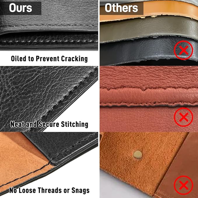 Black PU Leather File Folder for Documents,Important Document Folder with String Tie,Laptop Sleeve Notebook Case,Leather File Organizer, A4 Envelopes Filing Folder 3PCS