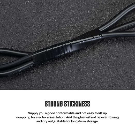 Electrical Tape Vinyl Black - 3/4 IN 65 FT Professional Flame Retardant Waterproof PVC Electrical Insulation Tape For All Weather Under 600V Home Outdoor Multipurpose Electric Insulating Wire Wrapping