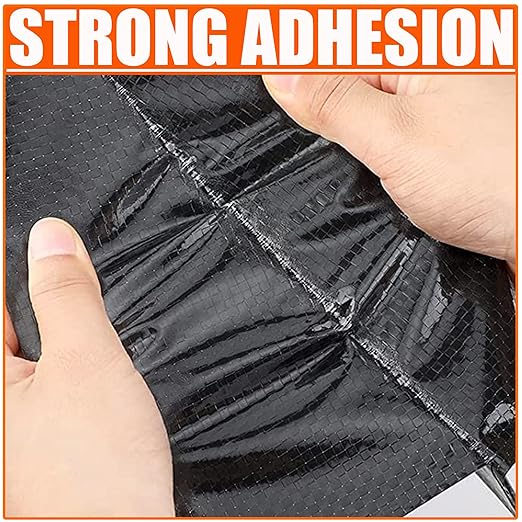 RV Underbelly Tape 4" x 33Ft, Permanent Waterproof Adhesive Repair Tape for Mobile Home Camper Travel Trailer, Wear-Resistant Fabric for Tears Holes Cuts – Strong Sealing for Motorhome & RV