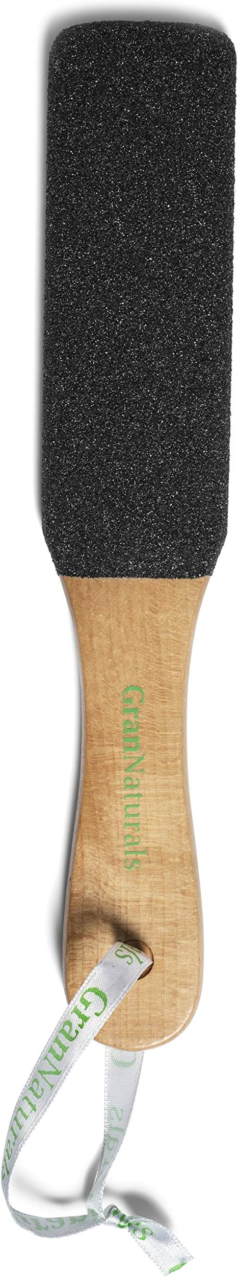 GranNaturals Wooden Foot File - Corn and Callus Remover for Feet - Dead Skin Exfoliator, Sander, Scrubber Filer Pedicure Rasp Tool for Wet + Dry Emery Board for Feet and Cracked Heel File Scraper