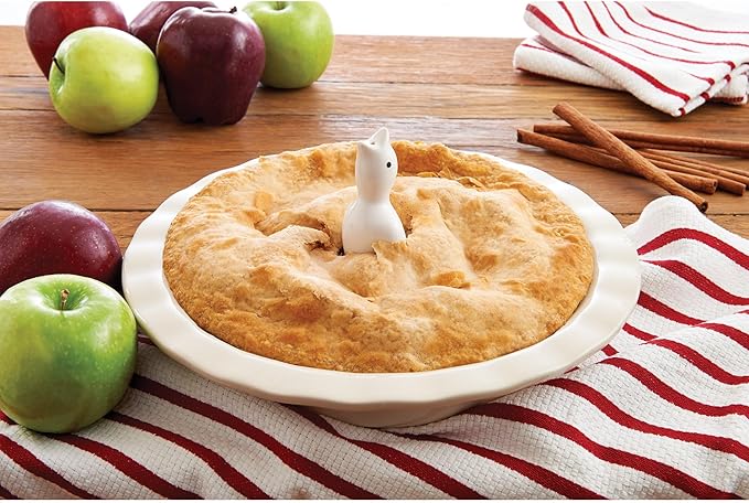 Mrs. Anderson's Baking Pie Bird, 3.75-Inches, Fine White Porcelain