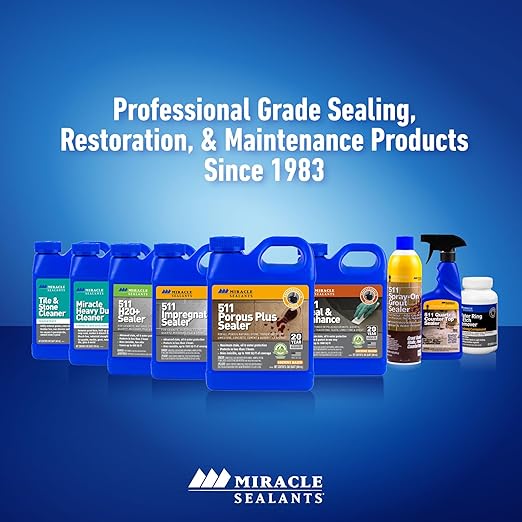 Miracle Sealants Grout Sealer Aerosol Spray, 15 oz, 6 Pack