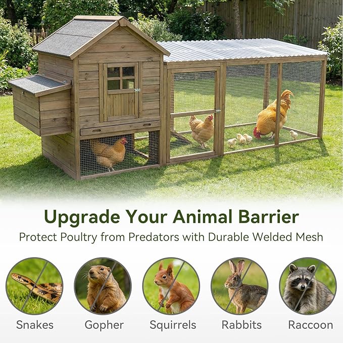 AMAGABELI GARDEN & HOME Hardware Cloth 1/2 inch 16inx25ft Galvanized After Welding 19 Gauge Square Chicken Wire Fence Mesh Roll Raised Garden Bed Plant Supports Poultry Netting Cage Snake Fence