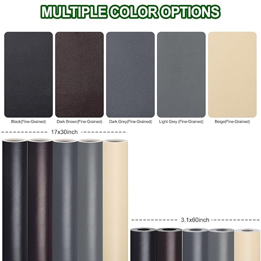 Leather Patches for Furniture,Self Adhesive Leather Repair Patch,Leather Patch Tape kit for Couch,Car Seat,Motorcycle seat,Loveseat